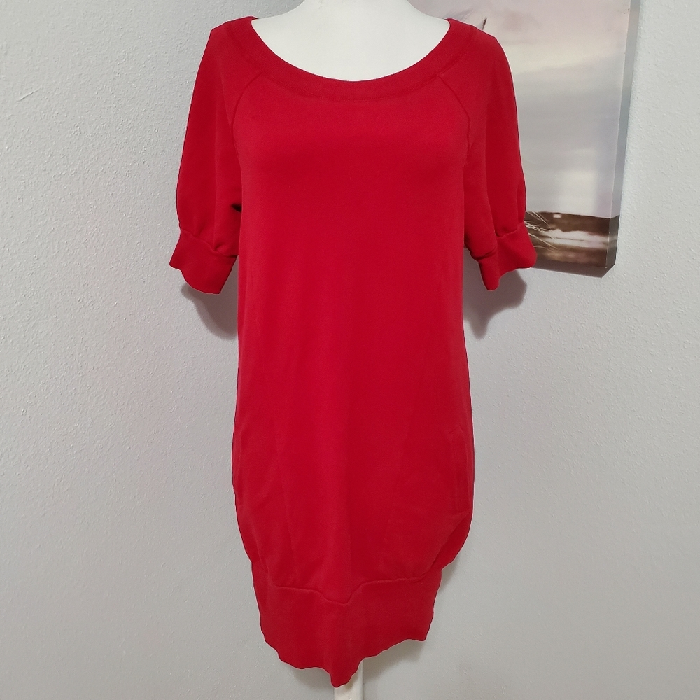 Express Red Shift Dress Size Small
